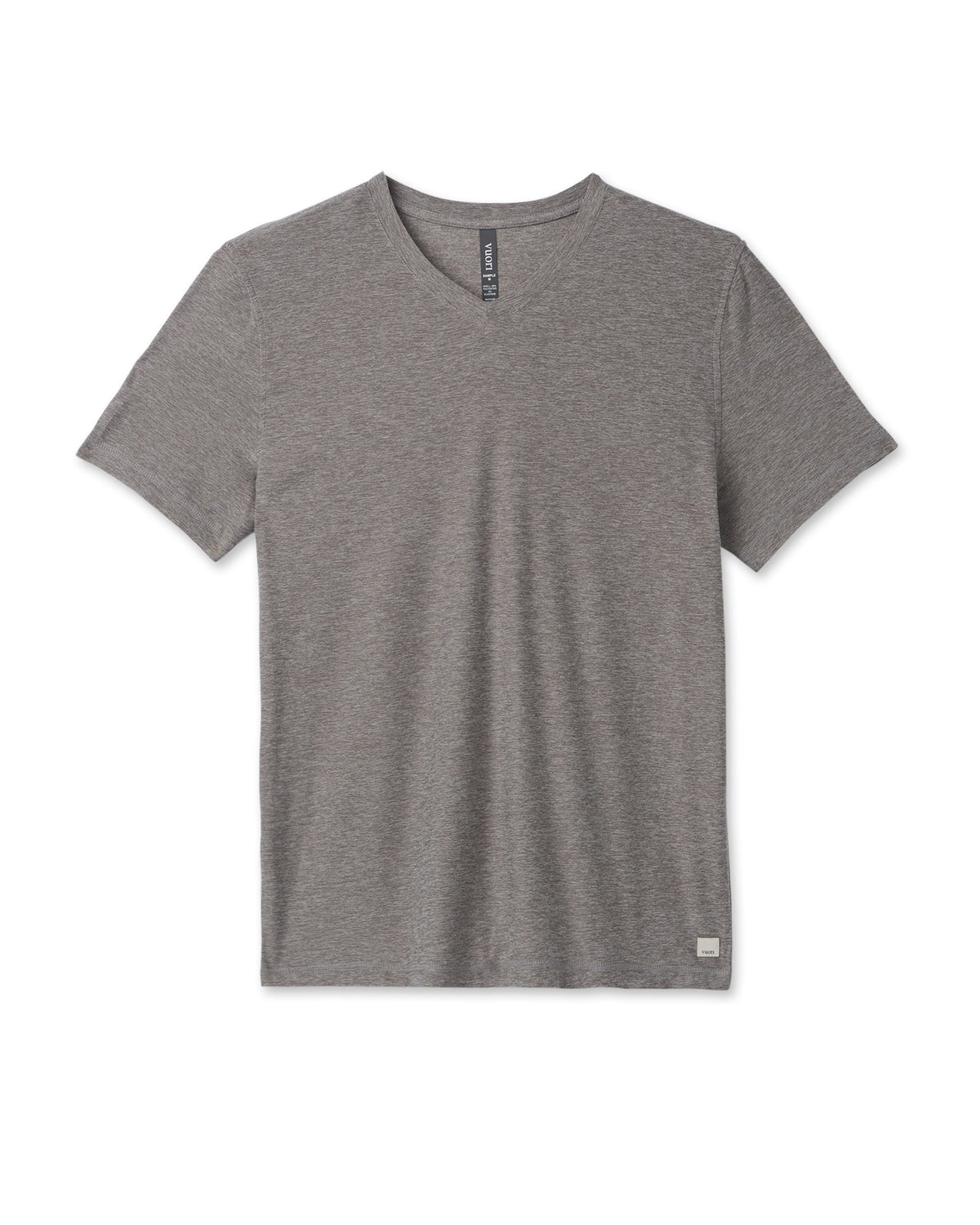 Strato Tech V-Neck Tee | Heather Grey