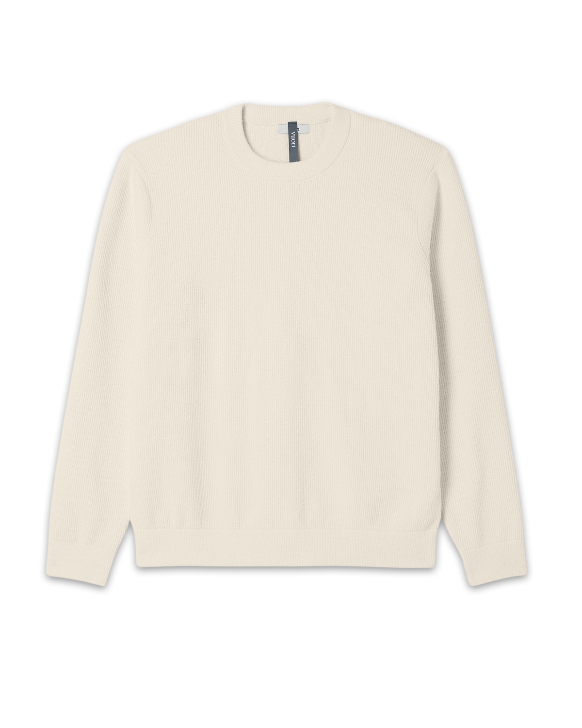 Midweight Rib Sweater | Bone