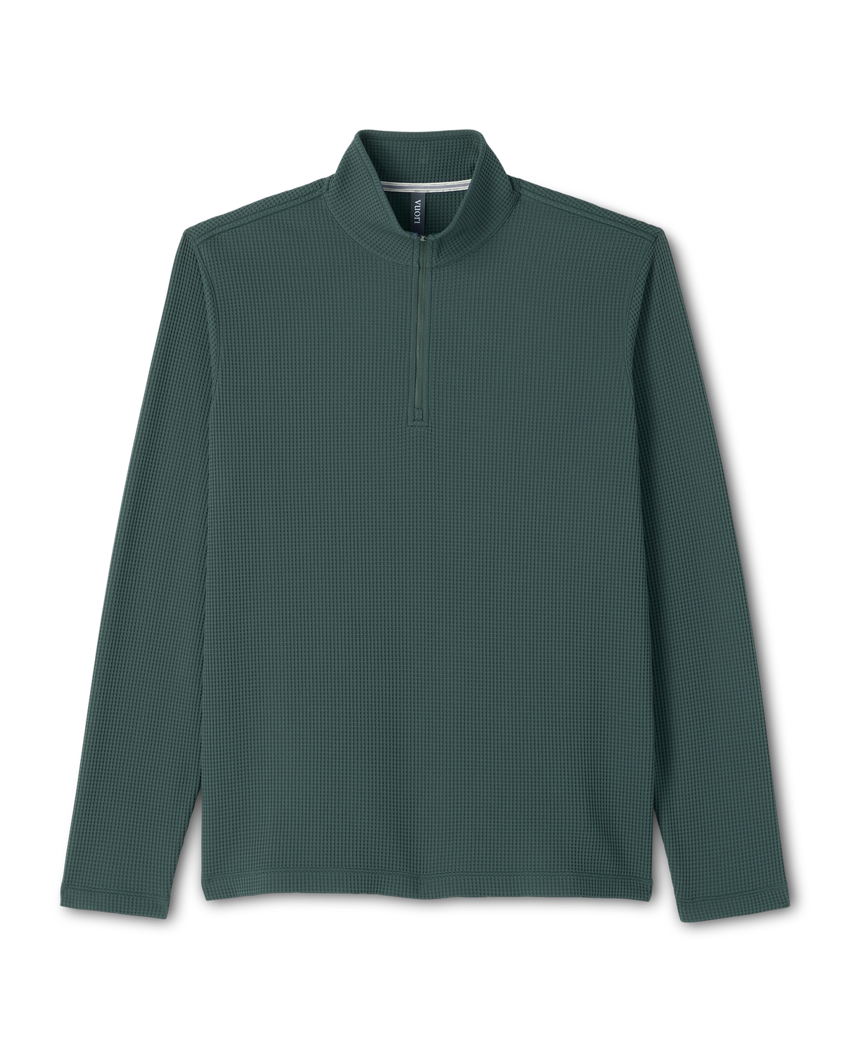 Lightweight Tech Waffle Quarter Zip | Hemlock