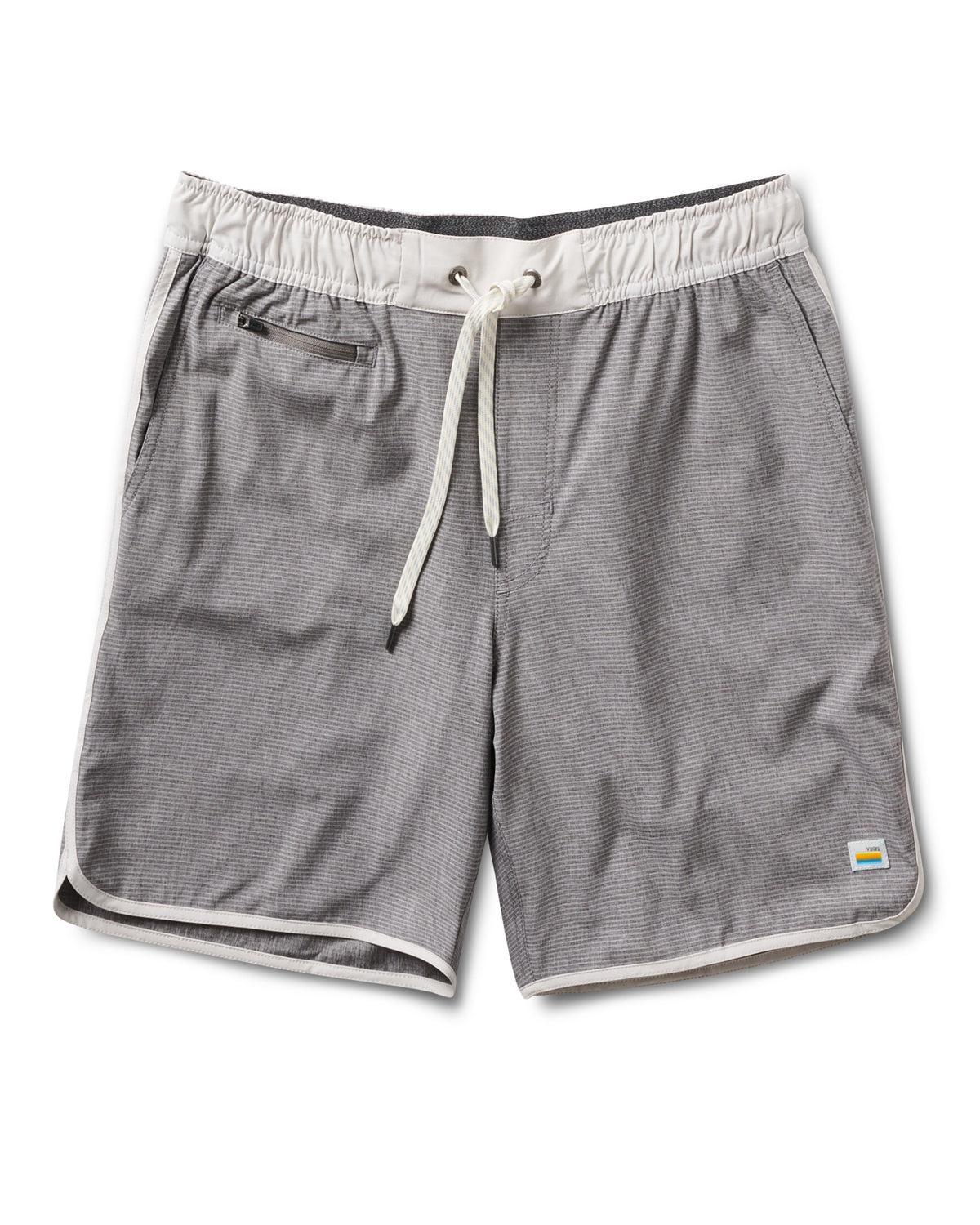 Banks Short Unlined 7" | Grey Engineered Stripe