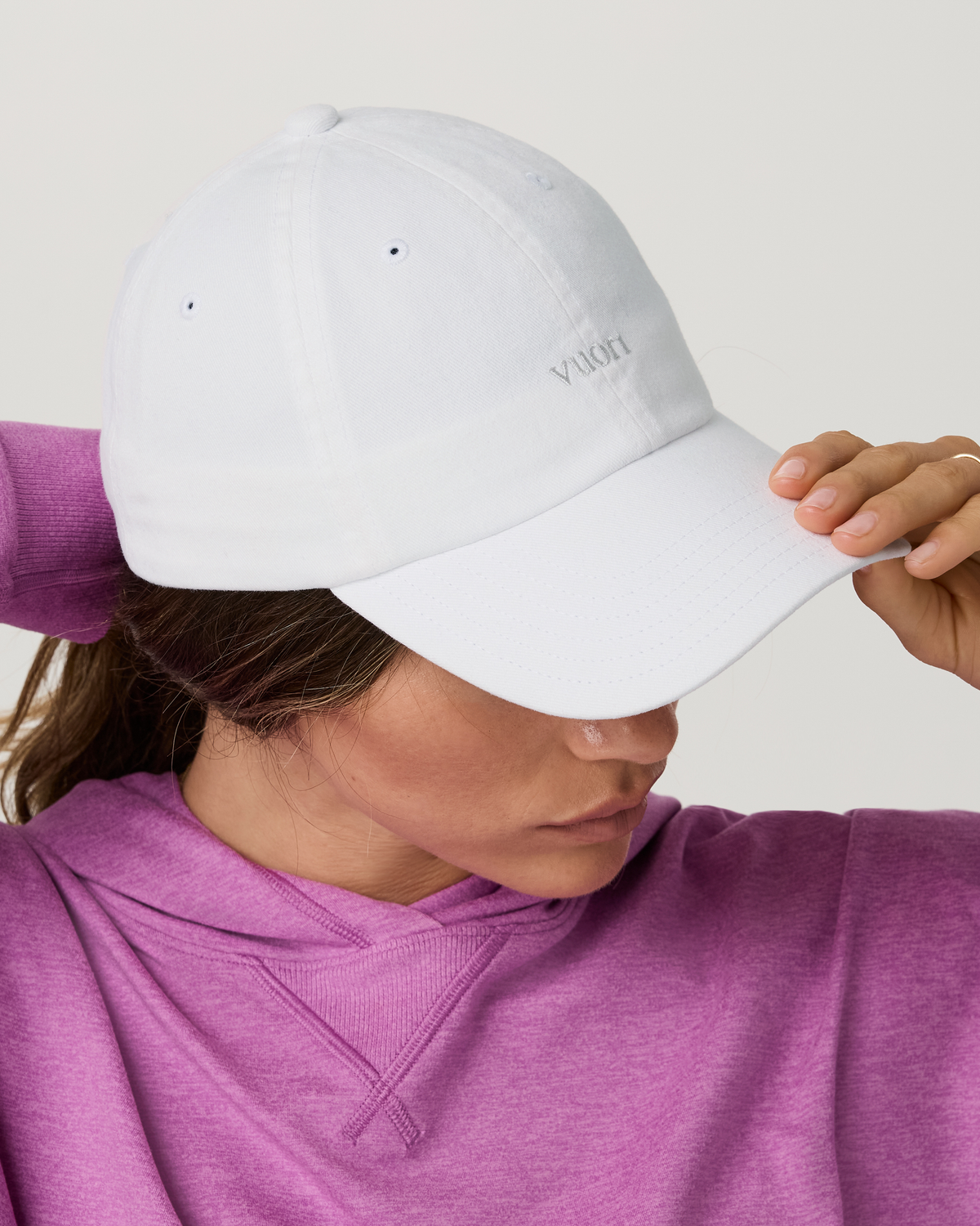 Vuori Logo Dad Hat | White