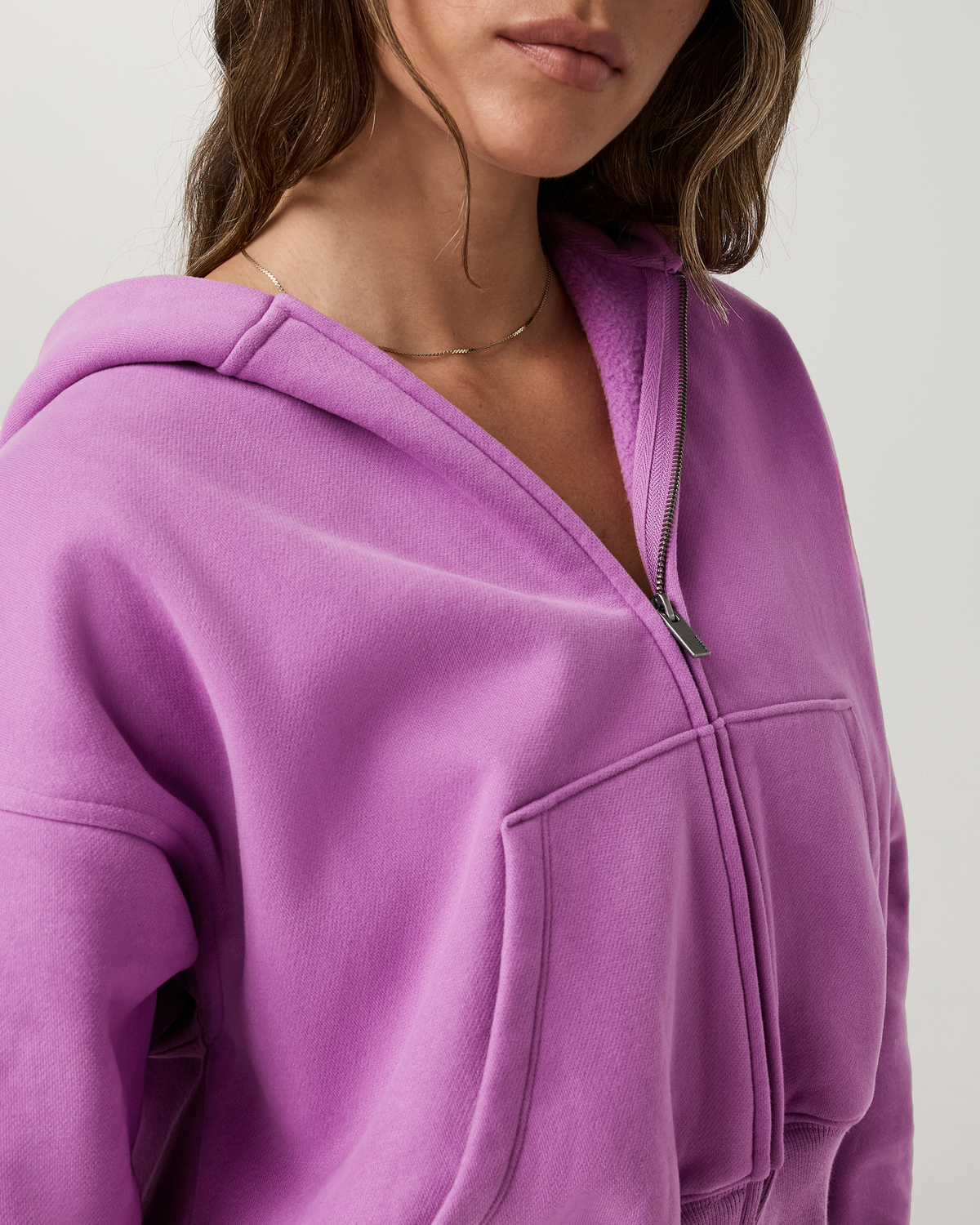 Restore Essential Full Zip Hoodie | Bloom