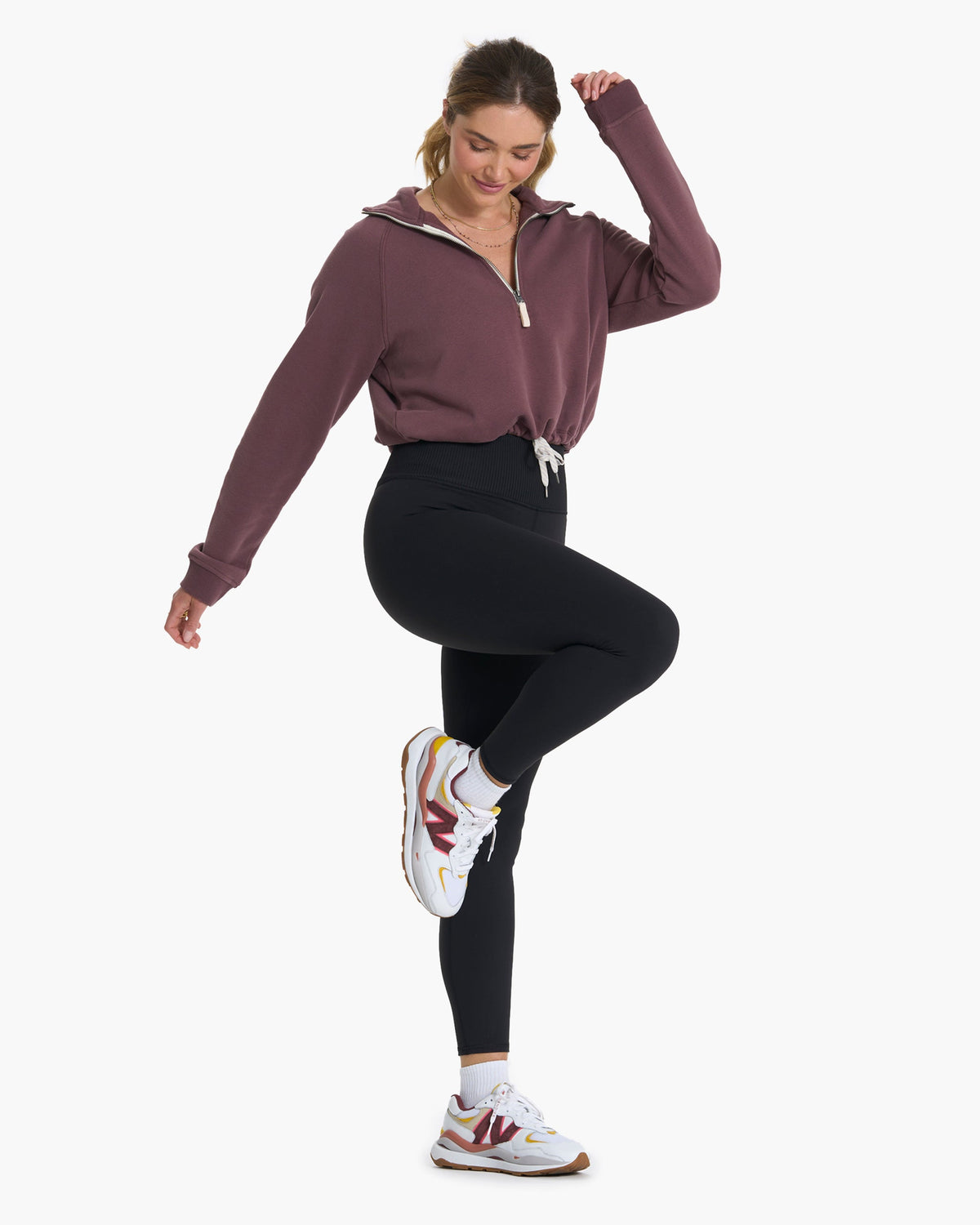 Rib Studio Legging | Black