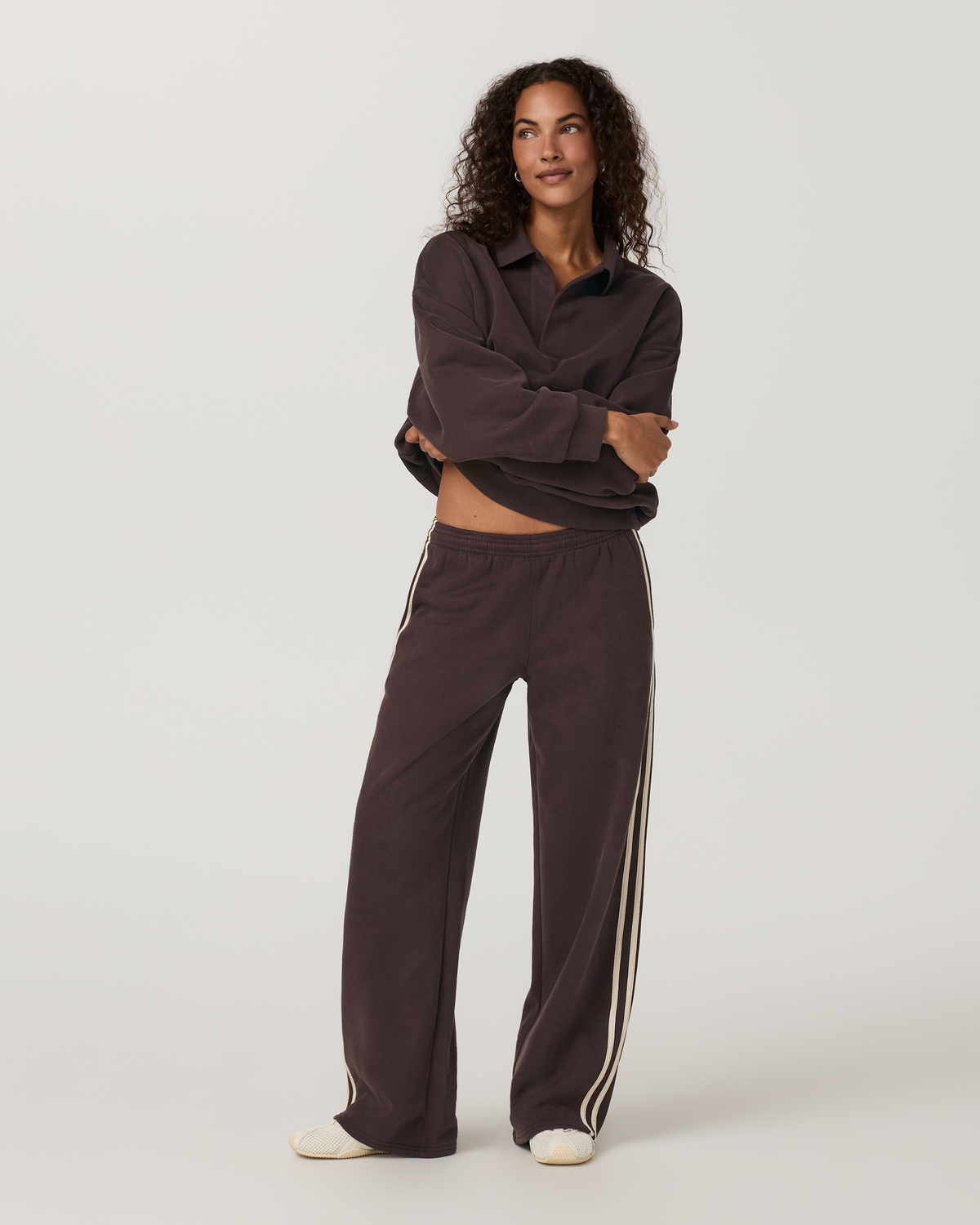 Restore Straight Leg Track Sweatpant-Long | French Roast
