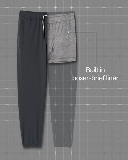 Kore Jogger Lined 28" | Black