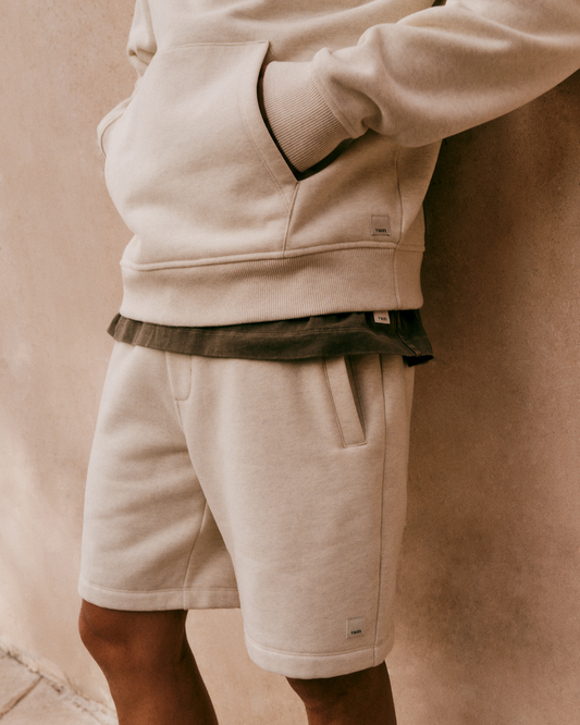 Seaside Short 8" | Buttermilk Heather