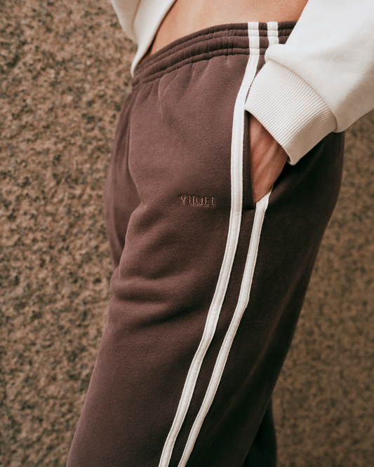 Restore Straight Leg Track Sweatpant-Short | French Roast