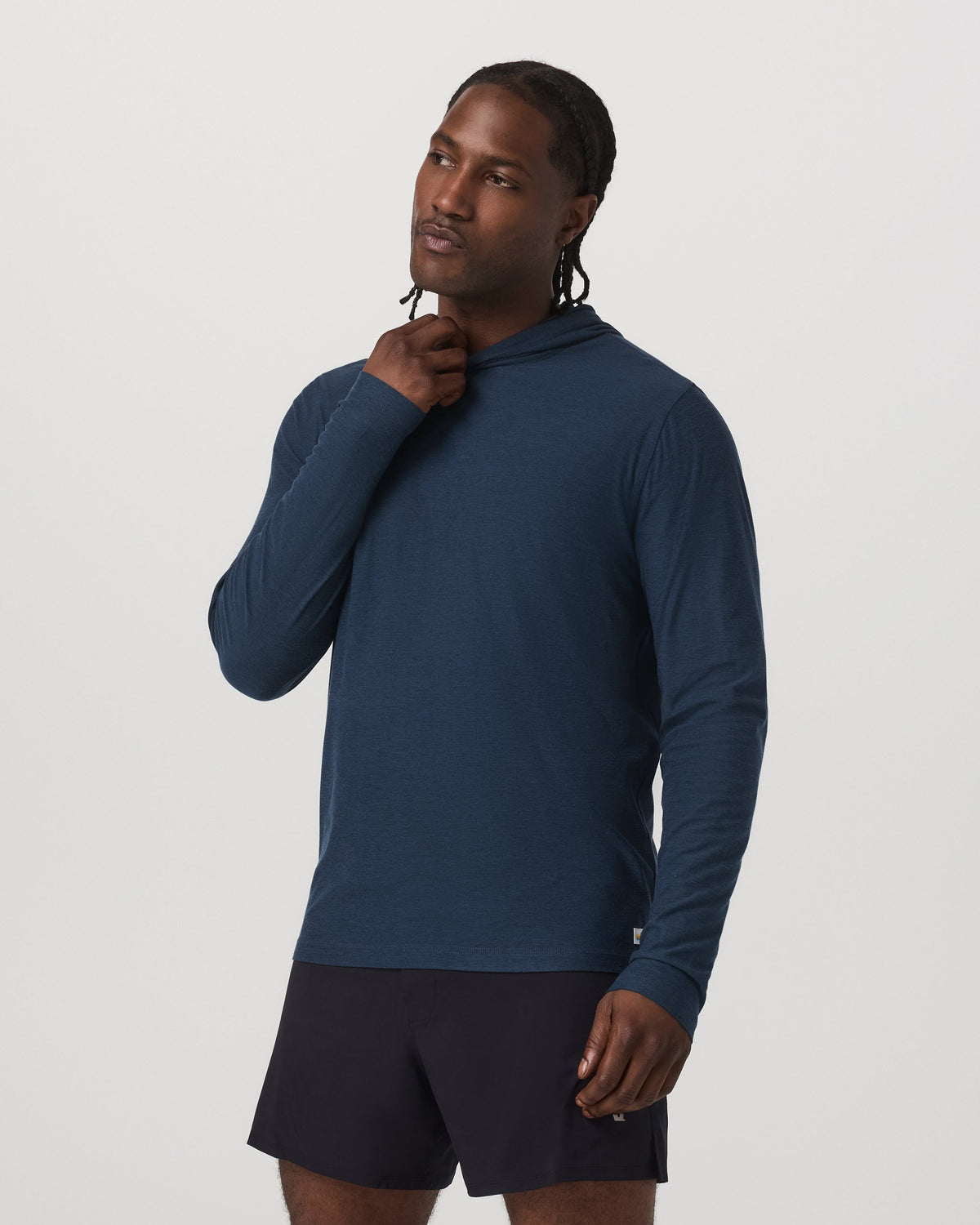 Strato Tech Hoodie | Navy Heather