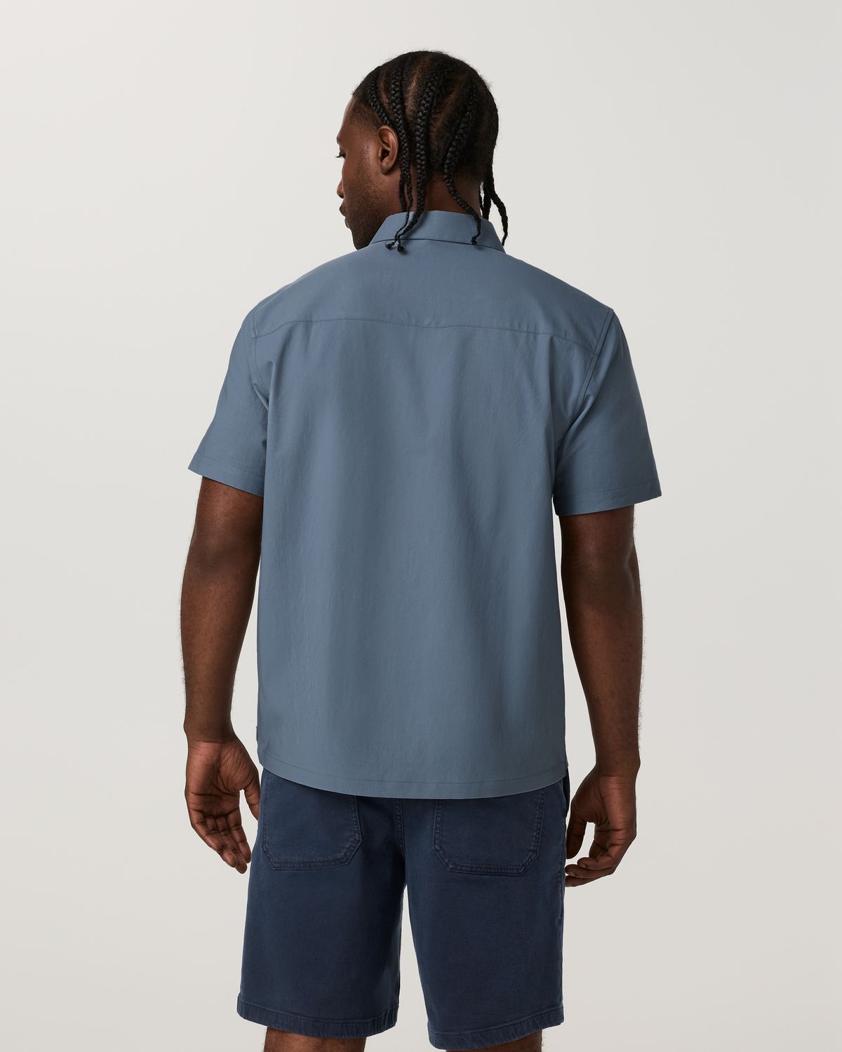 Short Sleeve Manhattan Button Down | Waterfall