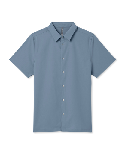 Short Sleeve Manhattan Button Down | Waterfall