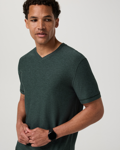 Strato Tech V-Neck | Hemlock Heather
