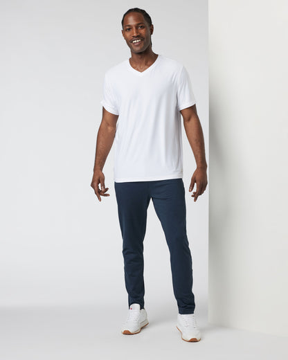 Strato Tech V-Neck Tee | White