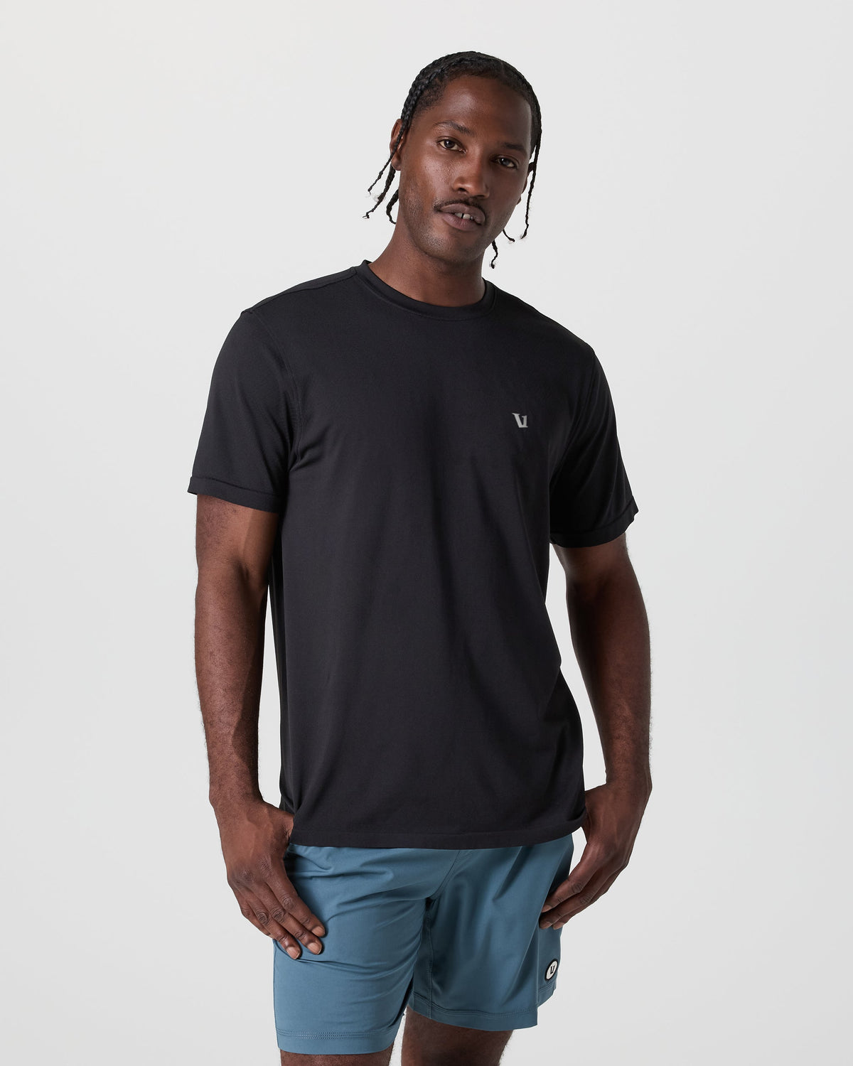 Short Sleeve Clearview Seamless Tee | Black