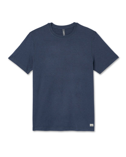 Short Sleeve Ponto Performance Tee | Azure Heather