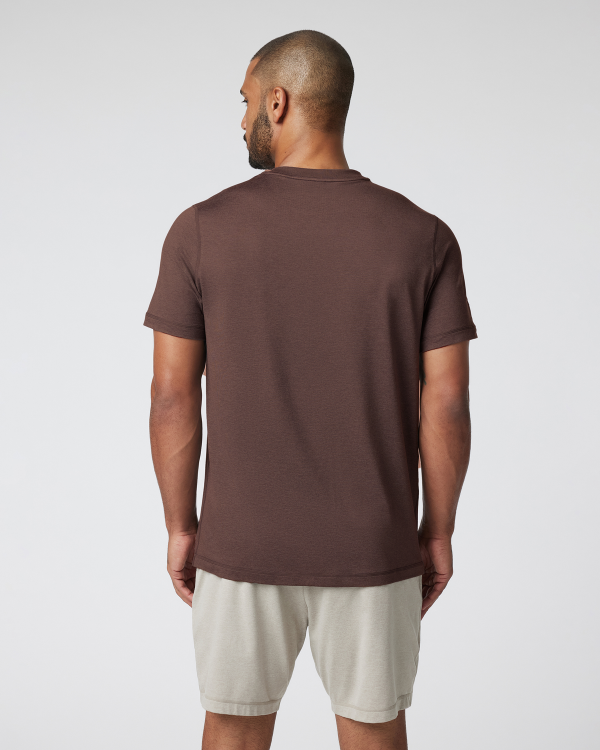 Short Sleeve Ponto Performance Tee | Java Heather
