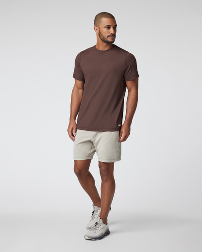 Short Sleeve Ponto Performance Tee | Java Heather
