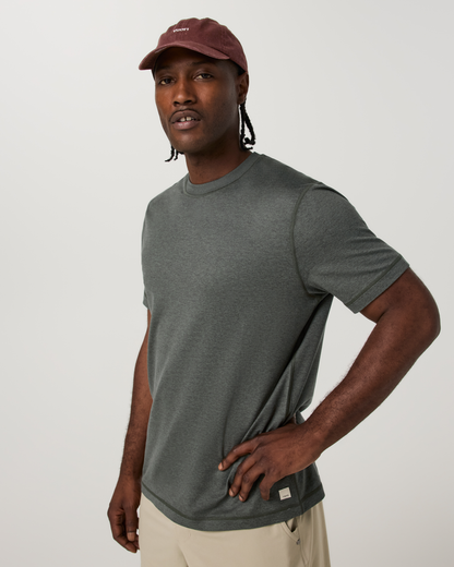 Short Sleeve Ponto Performance Tee | Army Heather