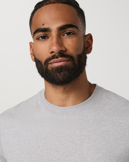 Short Sleeve Ponto Performance Tee | Light Heather Grey