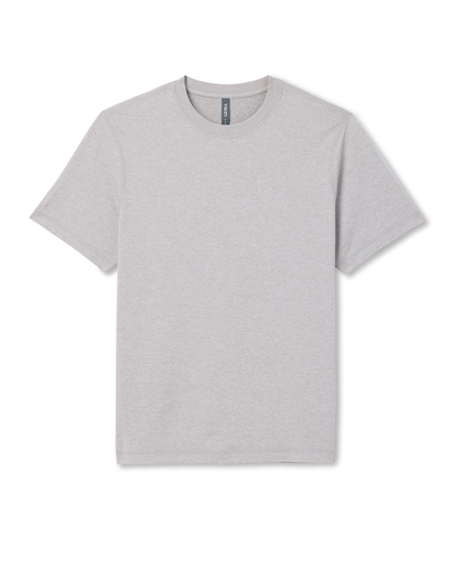 Short Sleeve Ponto Performance Tee | Light Heather Grey