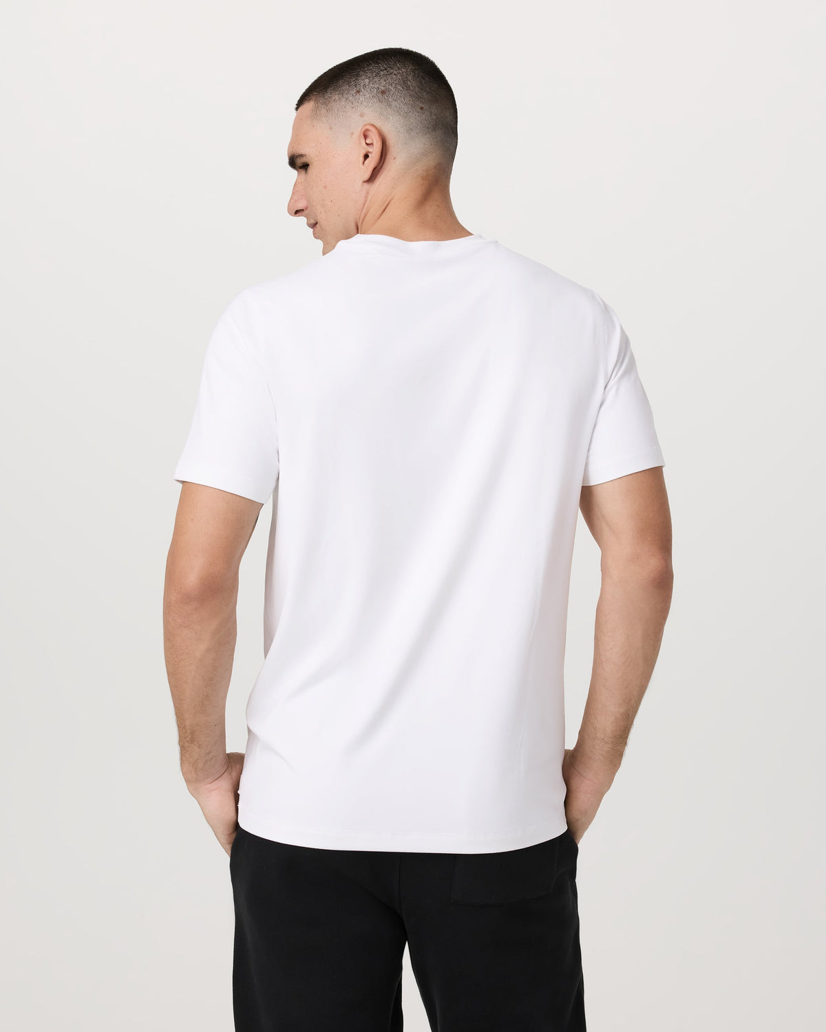 Short Sleeve Ponto Performance Tee | White