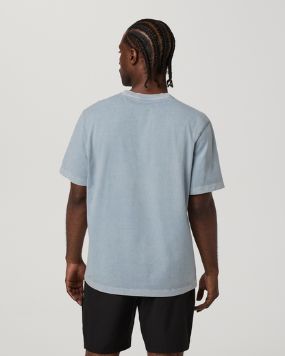 Short Sleeve Vuori Heavyweight Cotton Tee - Relaxed Fit | Raindrop Garment Dye