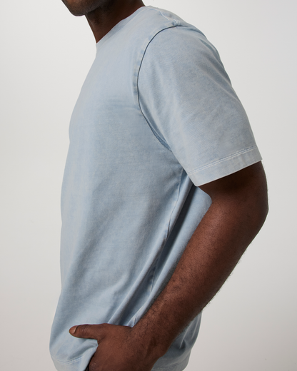 Short Sleeve Vuori Heavyweight Cotton Tee - Relaxed Fit | Raindrop Garment Dye