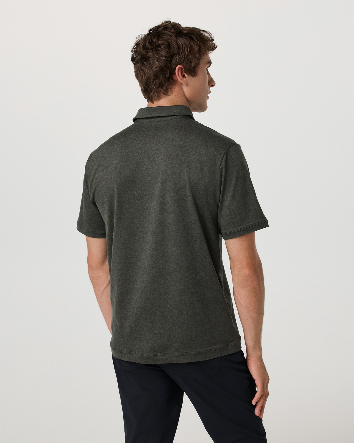 Short Sleeve Ponto Performance Polo | Army Heather