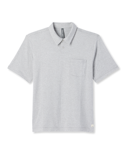 Short Sleeve Ponto Performance Polo | Light Heather Grey