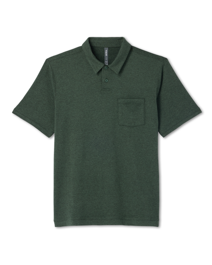 Short Sleeve Ponto Performance Polo | Salamander Heather