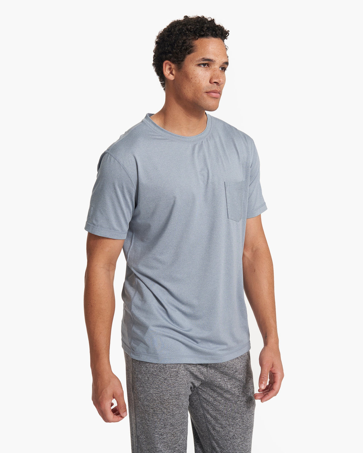 Tradewind Performance Tee | Cloud Heather
