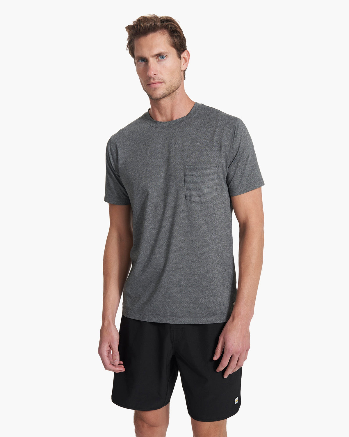 Tradewind Performance Tee | Heather Grey