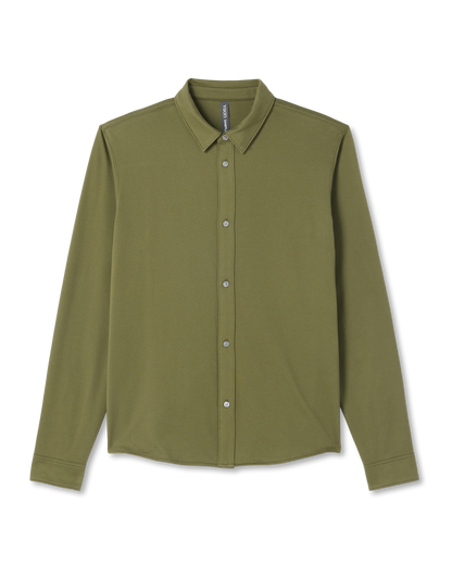 Long Sleeve Knit Oxford Button Down - Classic Fit | Herb