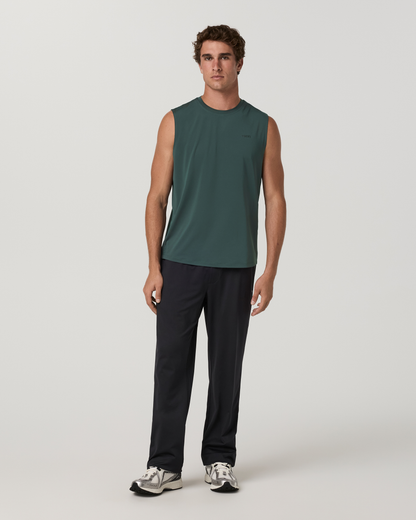 Sleeveless Viewpoint Muscle Tank 2.0 | Hemlock