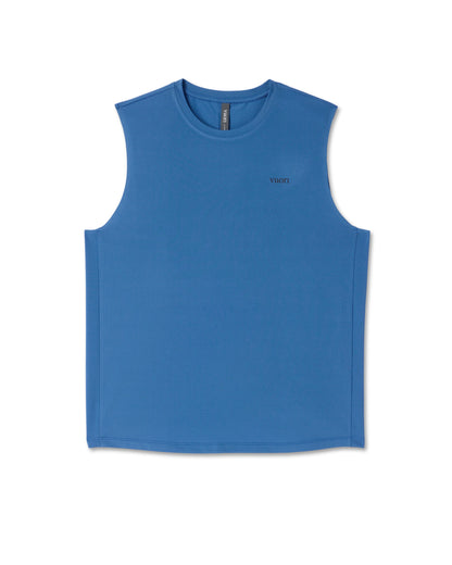 Sleeveless Viewpoint Muscle Tank 2.0 | Court Blue