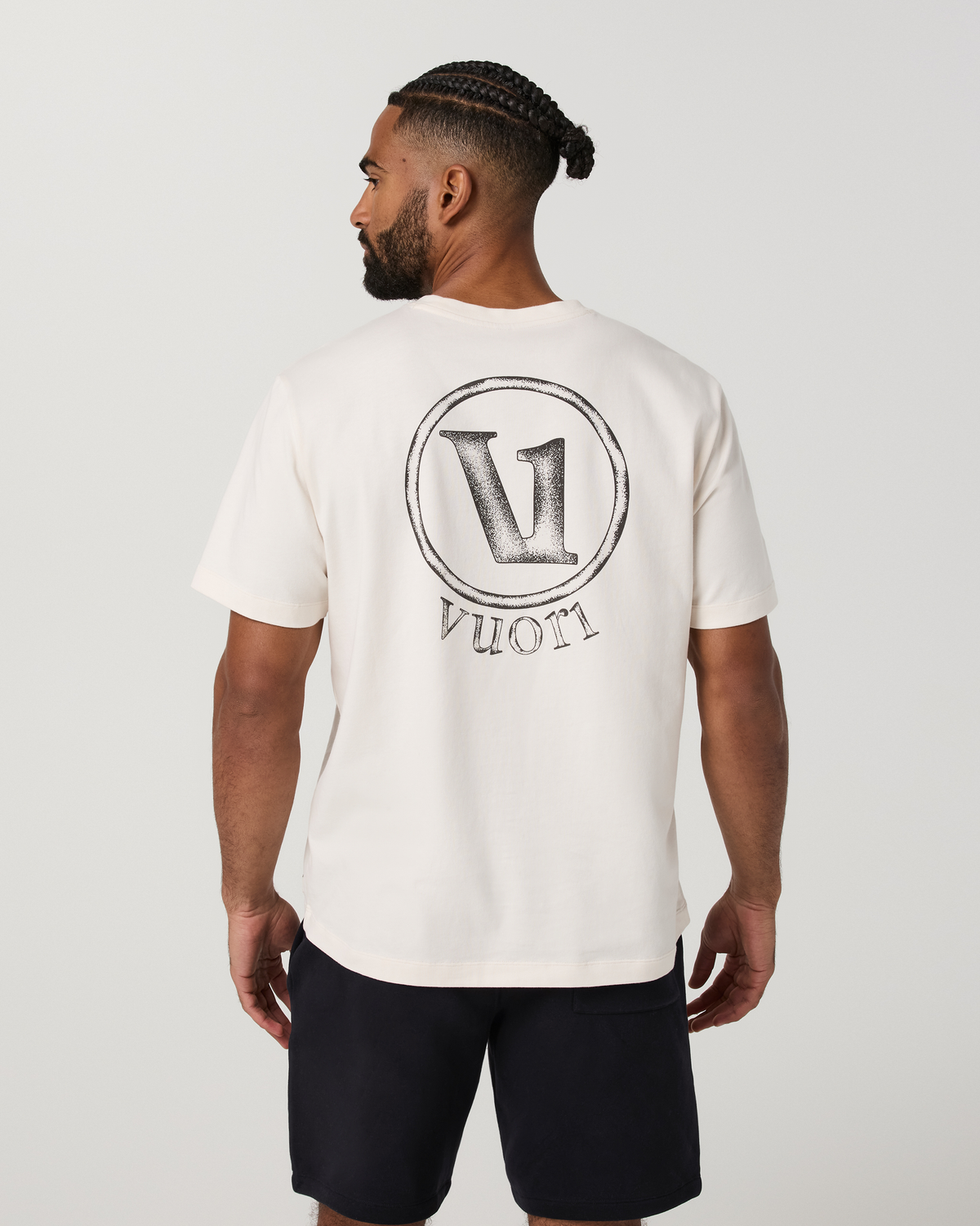Short Sleeve Heavyweight Cotton Graphic Tee | Ivory