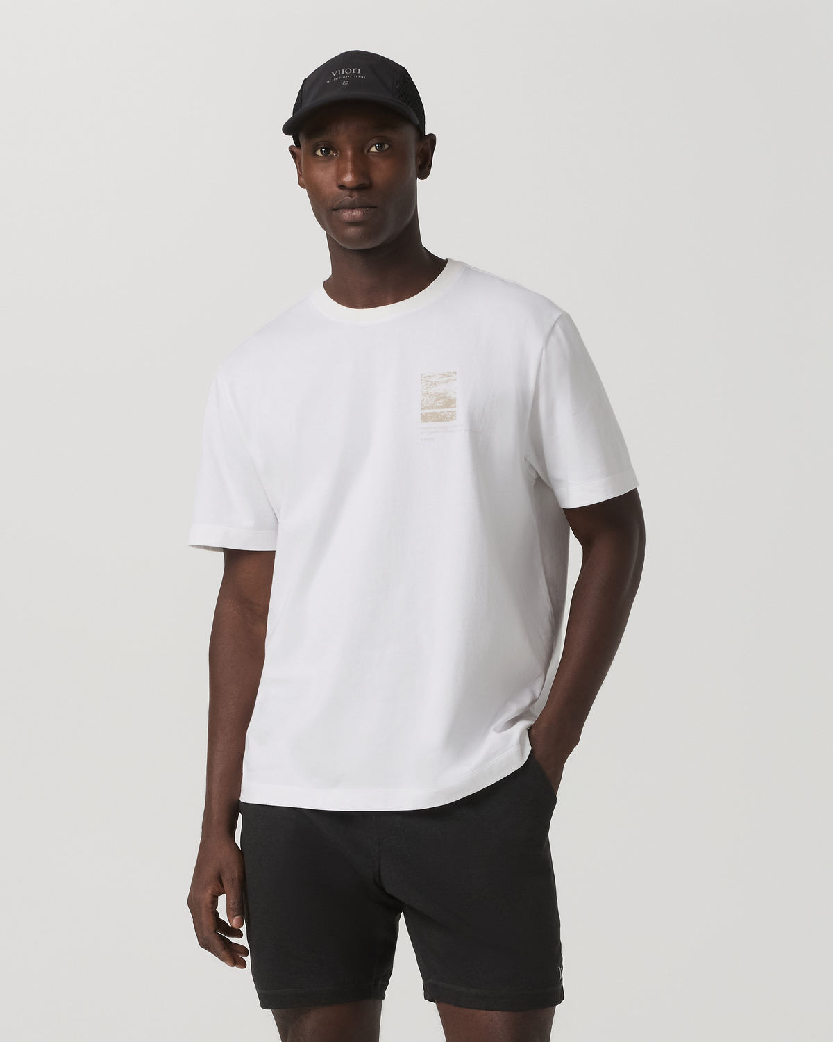 Short Sleeve Heavyweight Cotton Graphic Tee | White