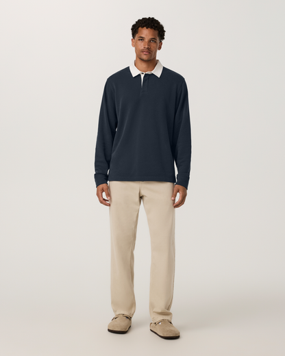 Long Sleeve Cypress Rugby | Navy