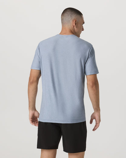 Strato Tech Tee | Blue Dusk Heather