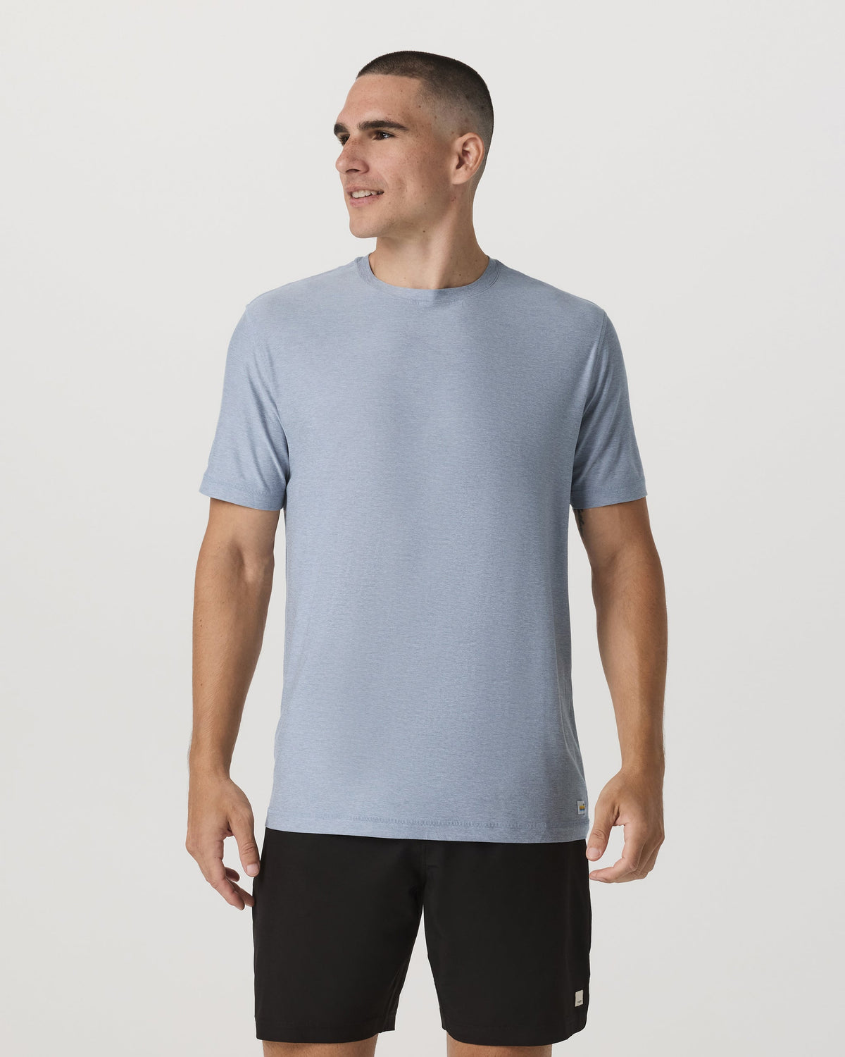 Strato Tech Tee | Blue Dusk Heather