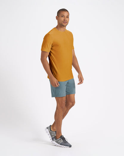 Strato Tech Tee | Dark Golden Heather