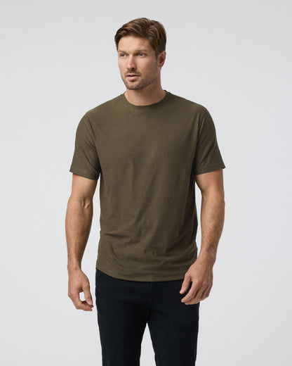 Strato Tech Tee | Moss Green Heather