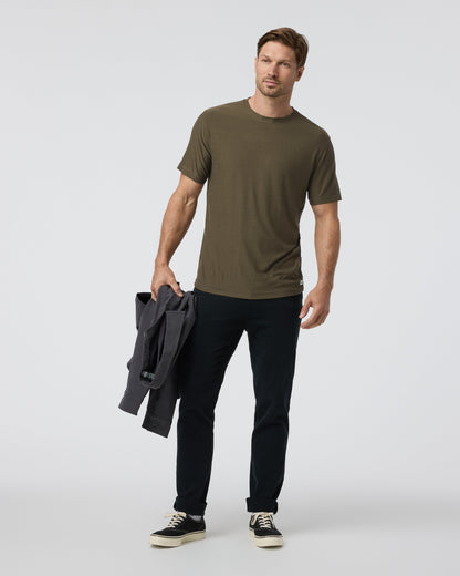 Strato Tech Tee | Moss Green Heather