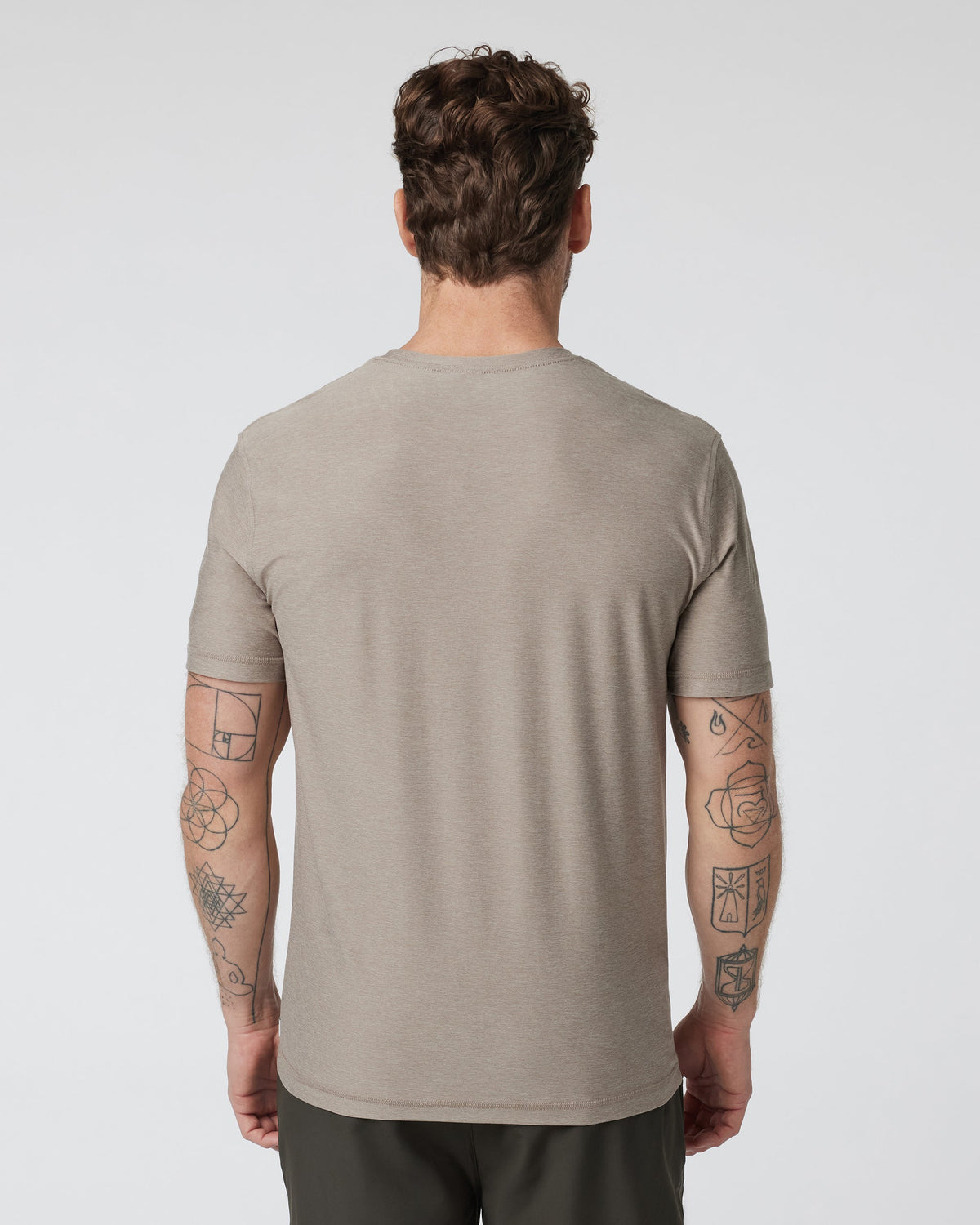 Strato Tech Tee | Mocha Heather