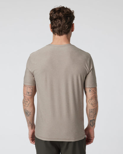 Strato Tech Tee | Mocha Heather