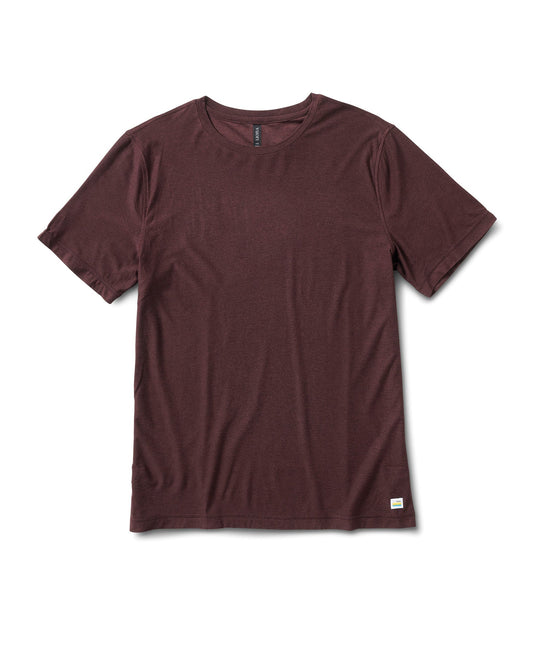 Strato Tech Tee | Oxblood Heather