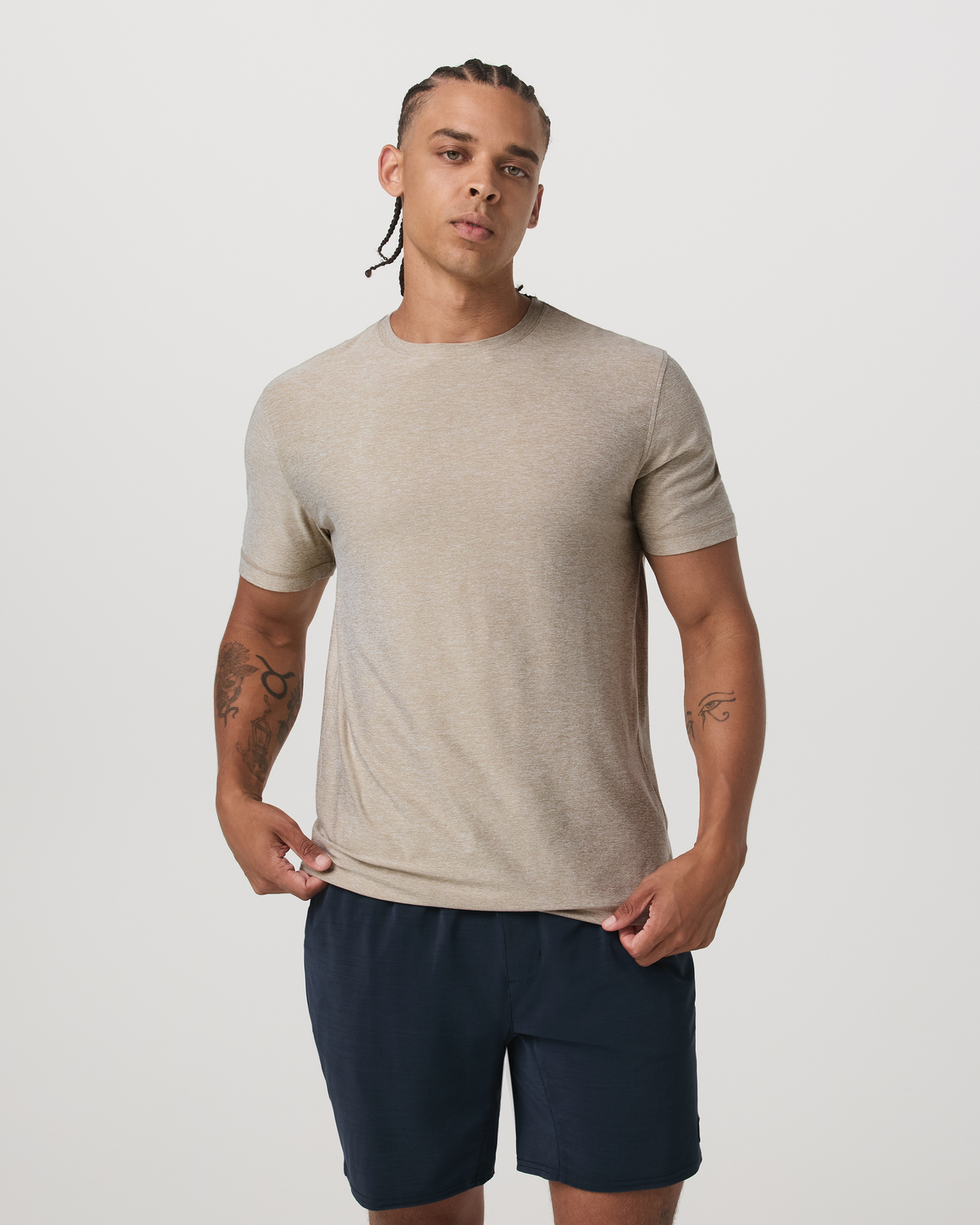 Strato Tech Tee | Truffle Heather
