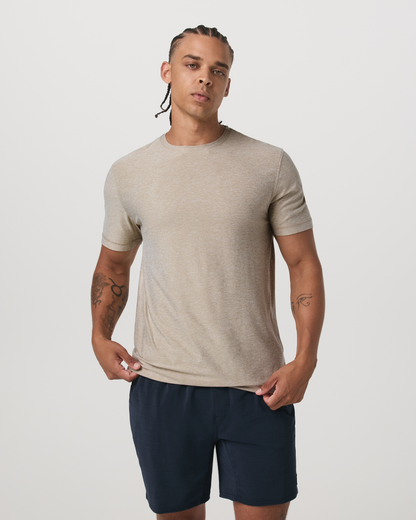 Strato Tech Tee | Truffle Heather