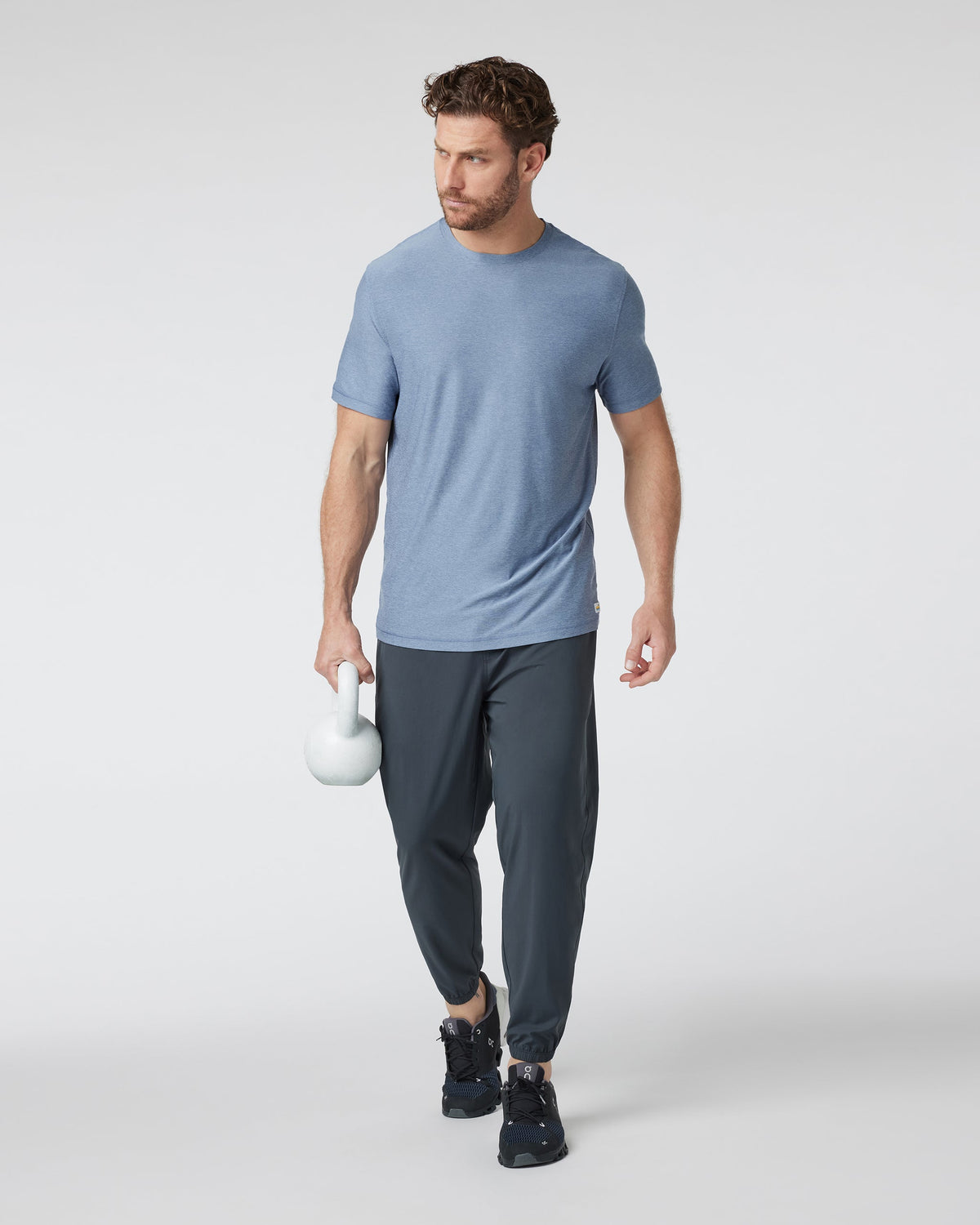 Strato Tech Tee | Chambray Heather