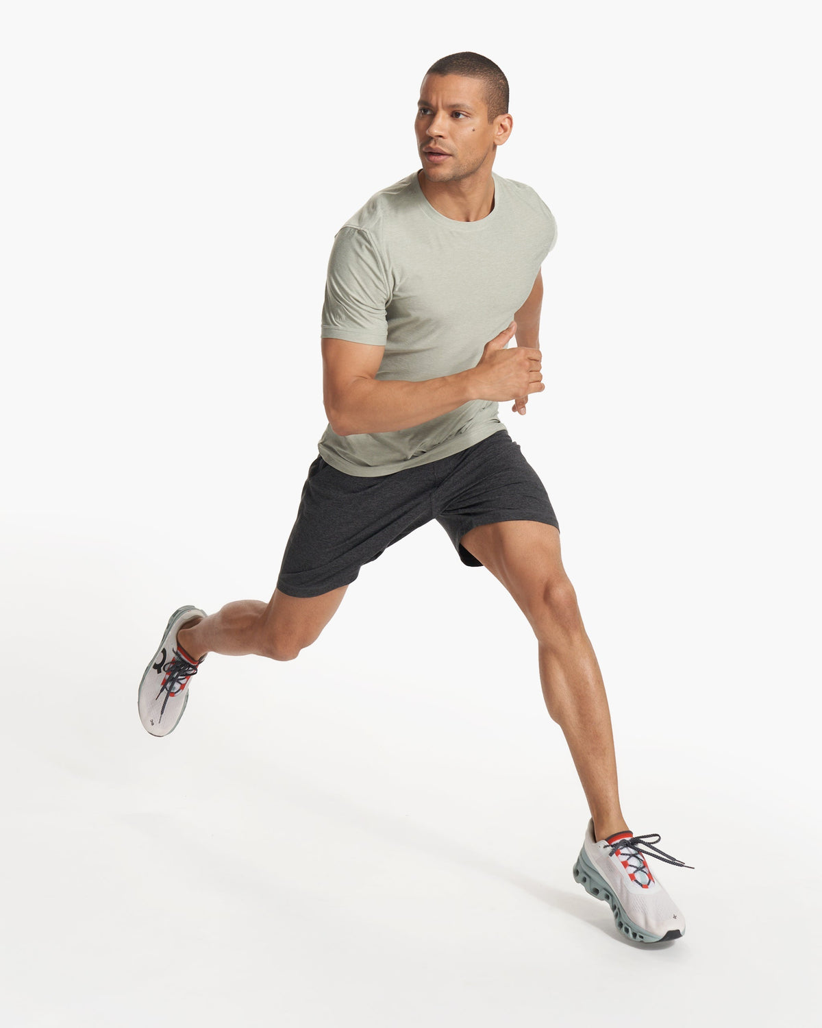 Strato Tech Tee | White Sage Heather