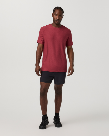 Strato Tech Tee | Sour Cherry Heather